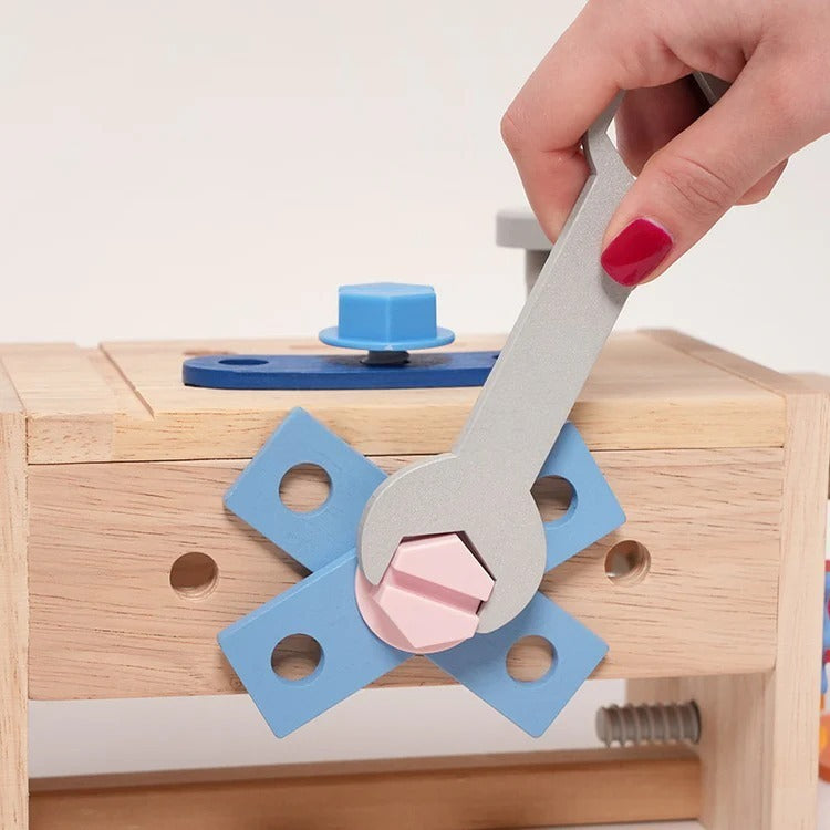 Montessori workshop made of wood