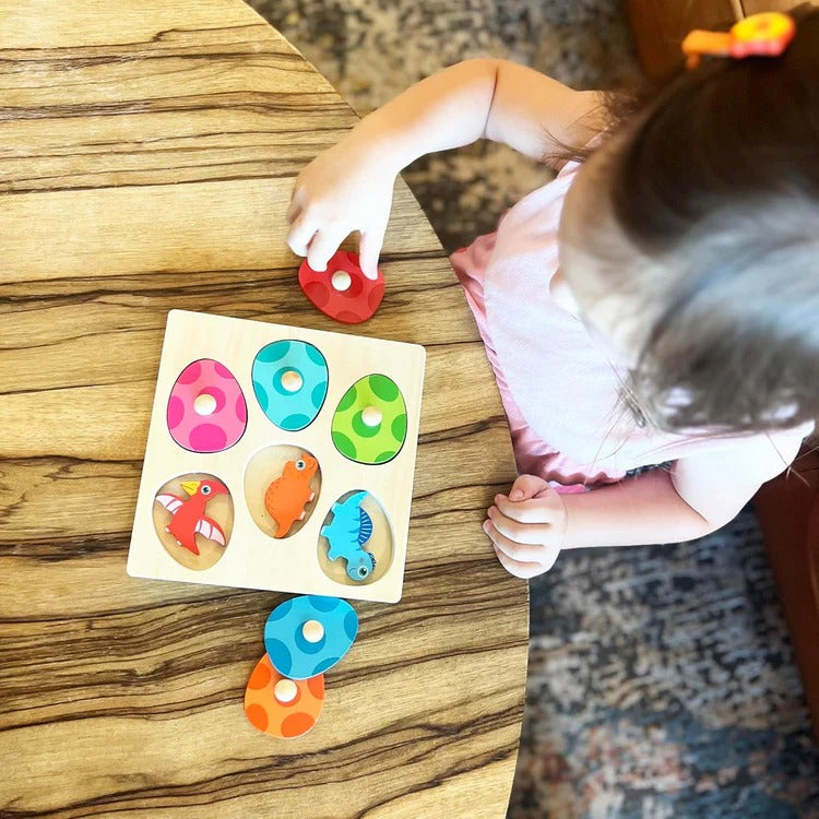 Montessori puzzle “The Hatching of the Dinosaur”