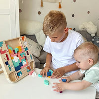 Wooden Montessori Tetris