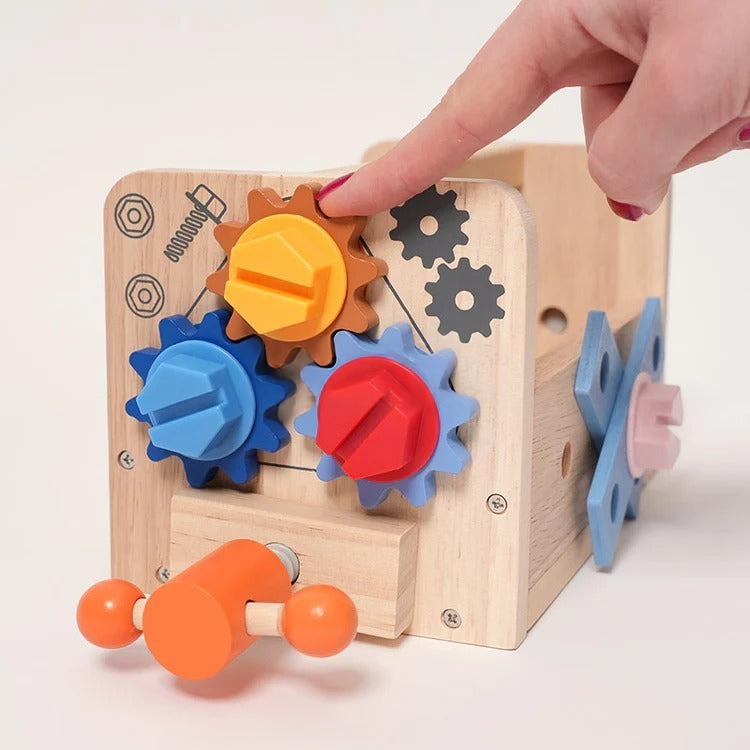 Montessori workshop made of wood
