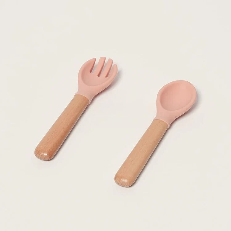 Montessori silicone tableware set for babies