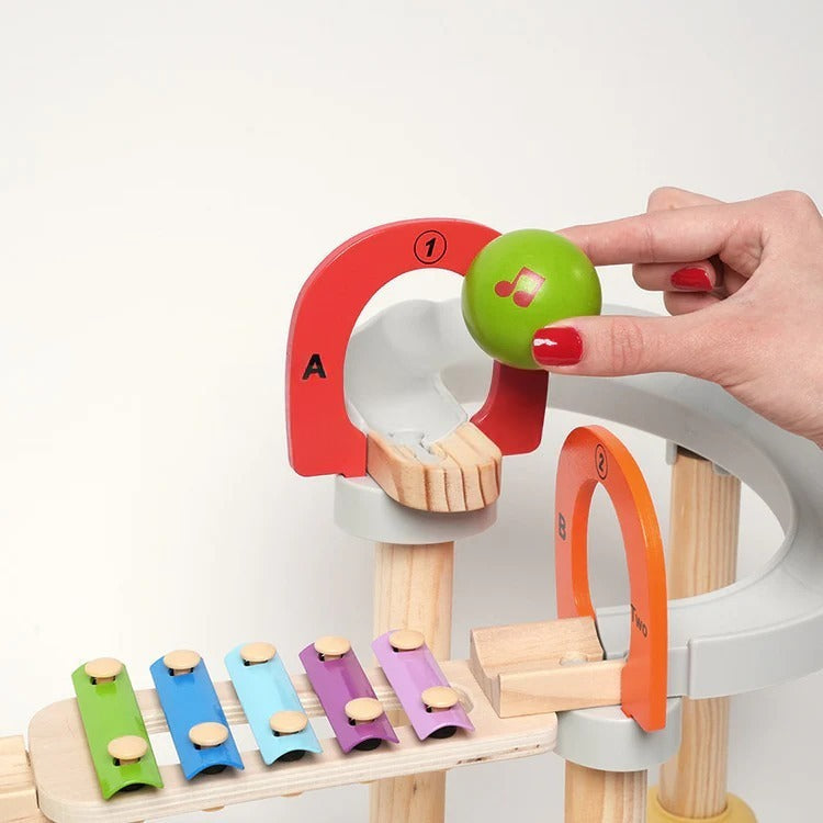 Montessori musical marble run