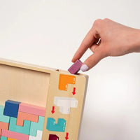 Wooden Montessori Tetris