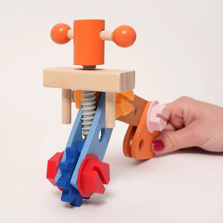 Montessori workshop made of wood