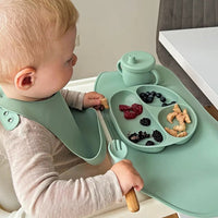 Montessori silicone tableware set for babies