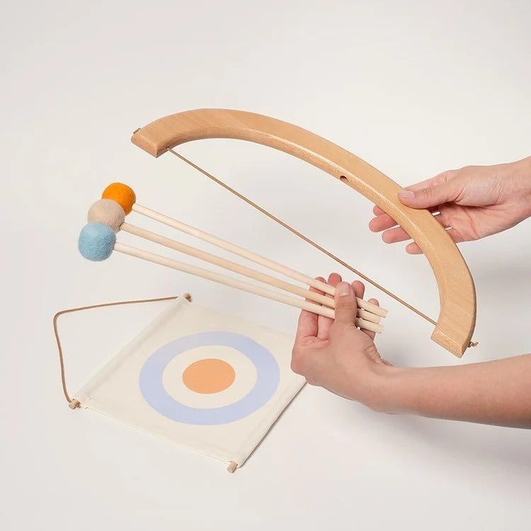 Montessori bow and arrow set