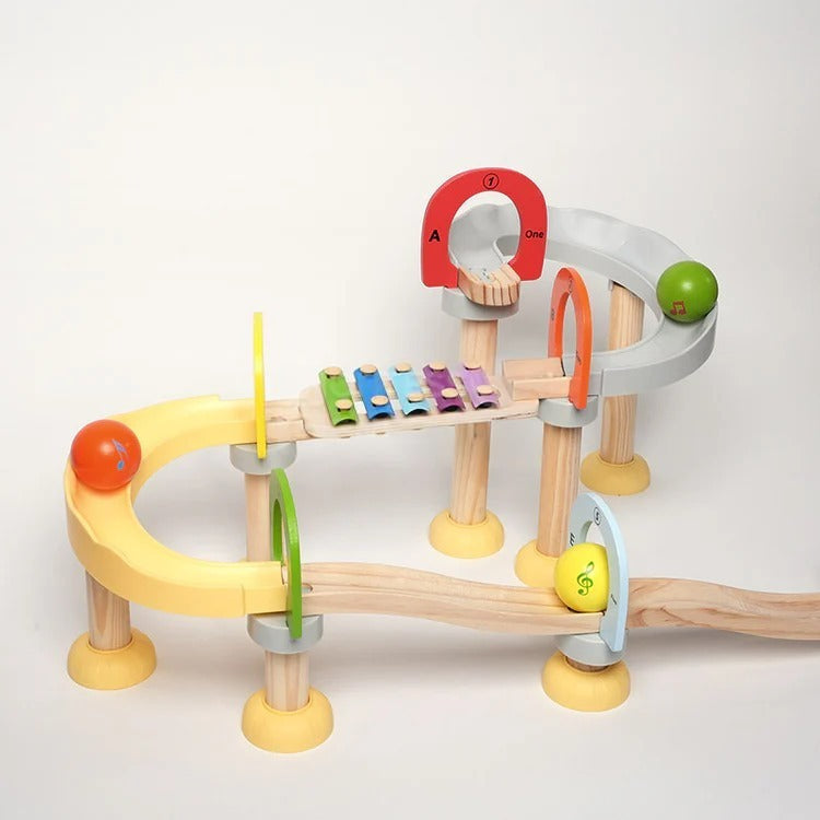 Montessori musical marble run