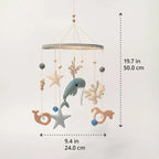 Montessori mobile on the theme of marine life