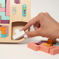 Wooden Montessori Tetris