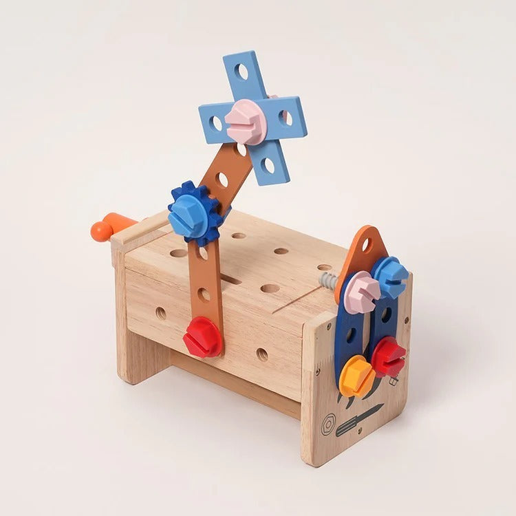 Montessori workshop made of wood