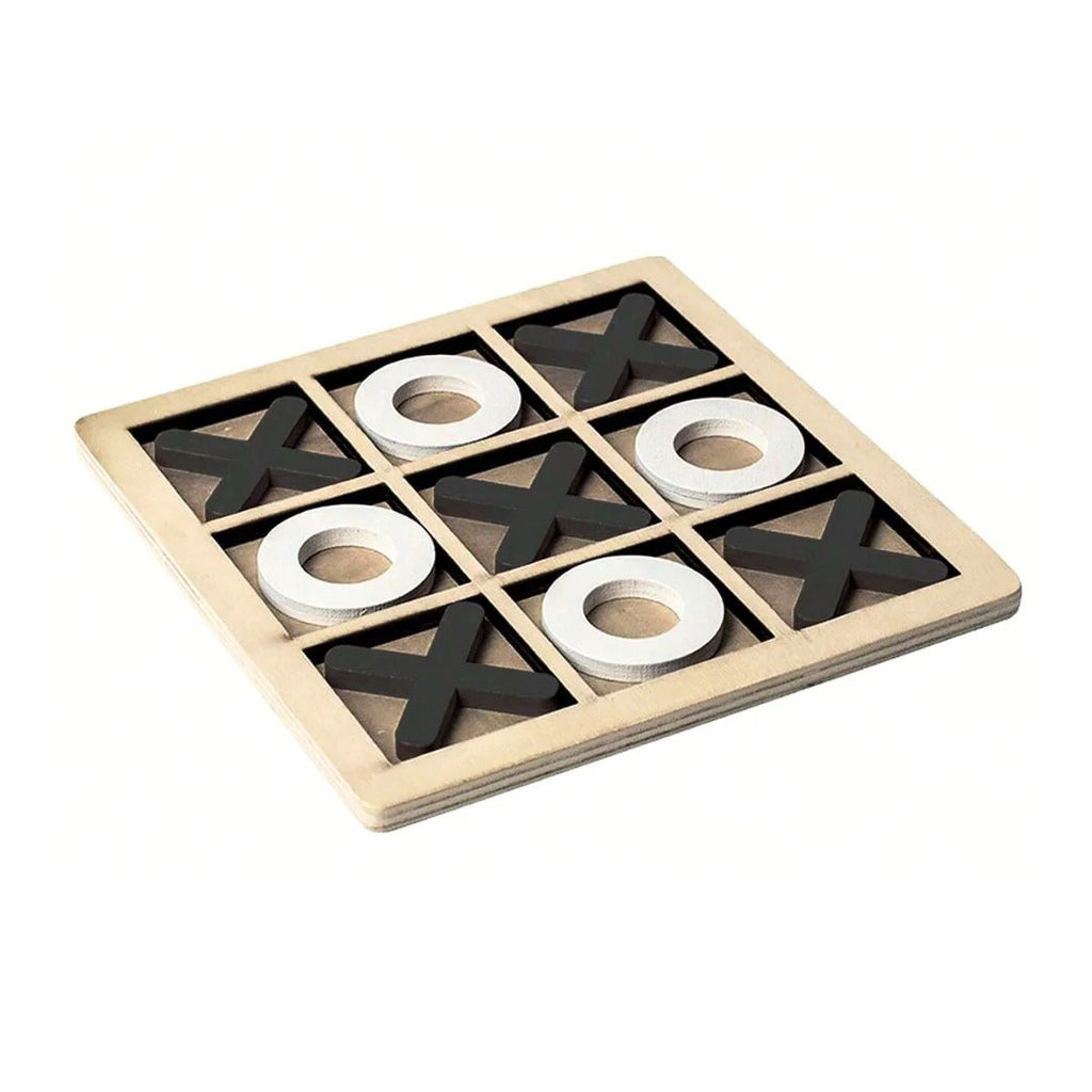 Montessori wooden tic-tac-toe game