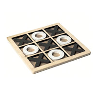 Montessori wooden tic-tac-toe game