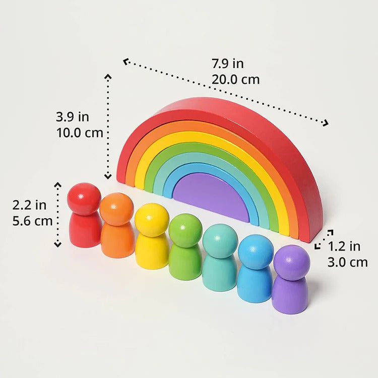 Rainbows and Montessori figures