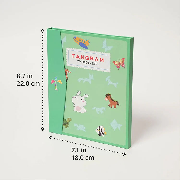 Magnetic Tangram Montessori Book