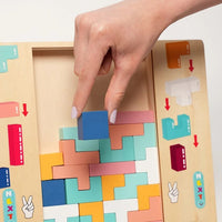 Wooden Montessori Tetris