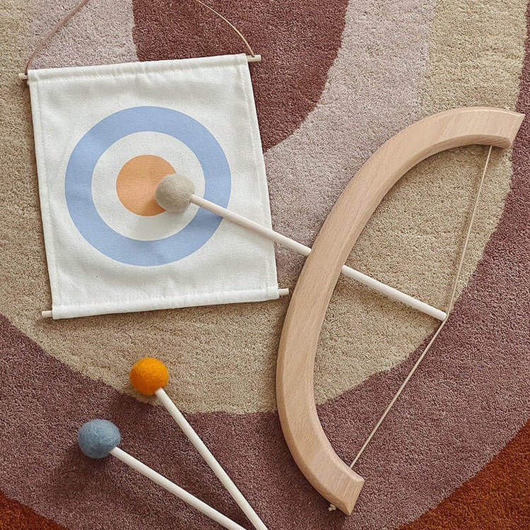 Montessori bow and arrow set