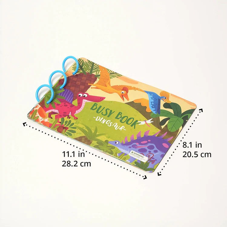 Montessori activity book with stickers