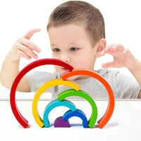 Rainbows and Montessori figures