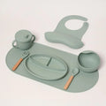 Montessori silicone tableware set for babies