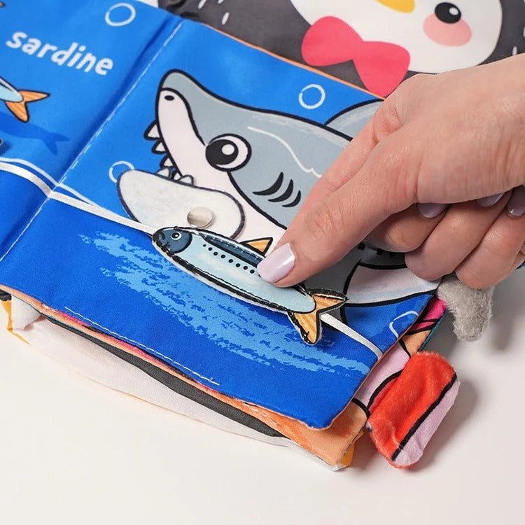 Montessori cloth book for babies