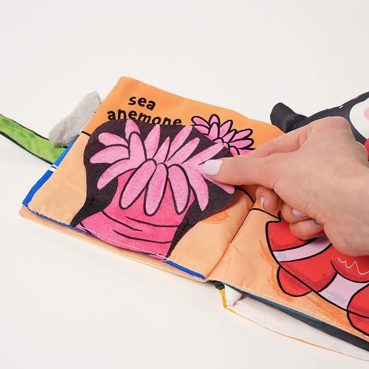 Montessori cloth book for babies