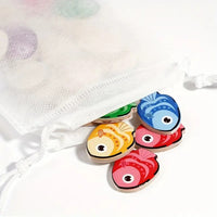 Montessori color matching puzzle with fish