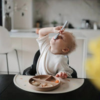 Montessori silicone tableware set for babies