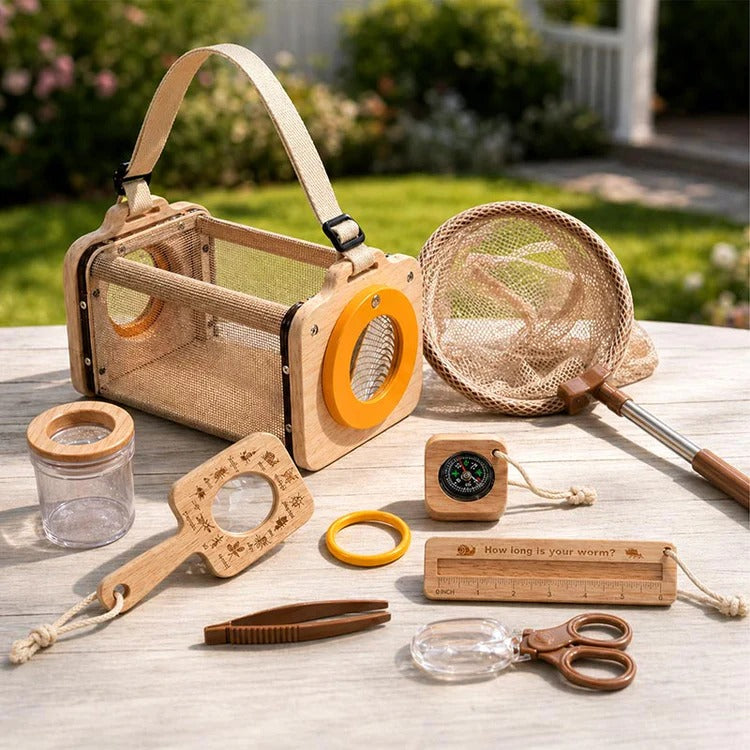 Montessori set for discovering nature