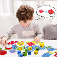 Montessori puzzle for language development in toddlers
