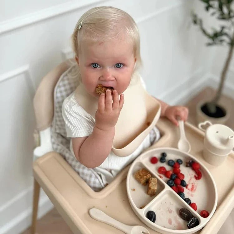 Montessori silicone tableware set for babies