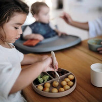 Montessori silicone tableware set for babies