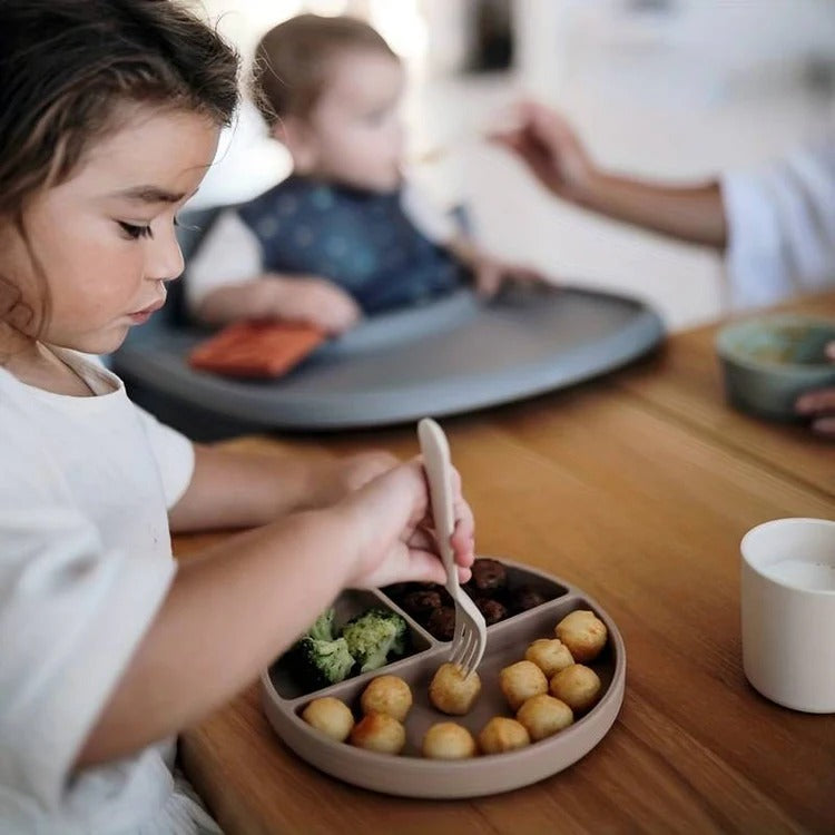 Montessori silicone tableware set for babies