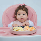Montessori silicone tableware set for babies