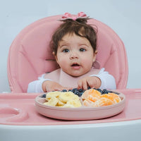 Montessori silicone tableware set for babies
