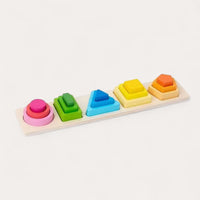 Montessori stacking pyramids