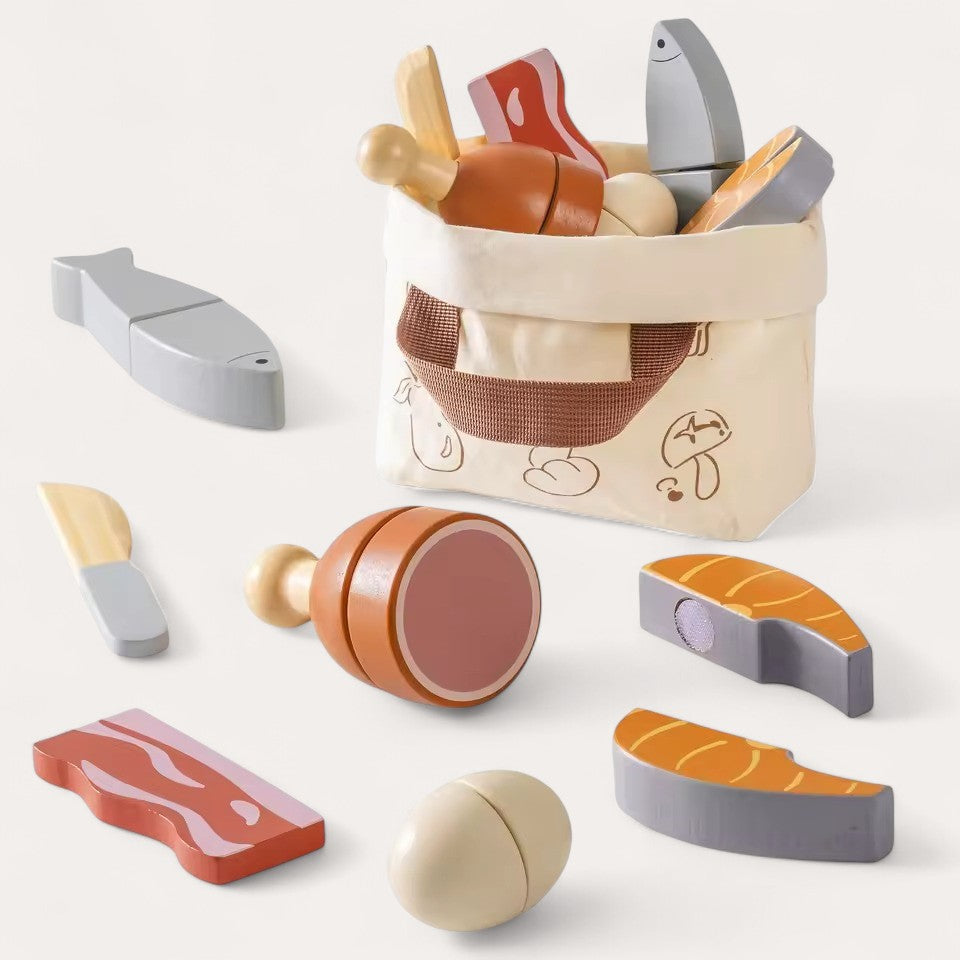 Montessori fruit for cutting out