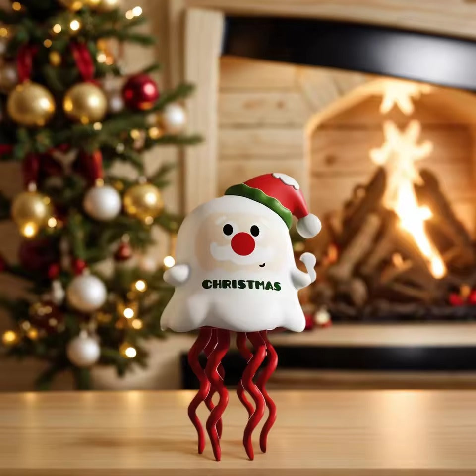 Montessori toy: Christmas figures with tentacles