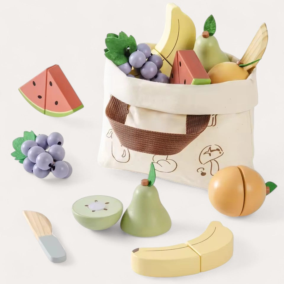 Montessori fruit for cutting out