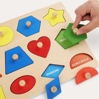 Montessori Puzzle: Geometric Shapes and Colors