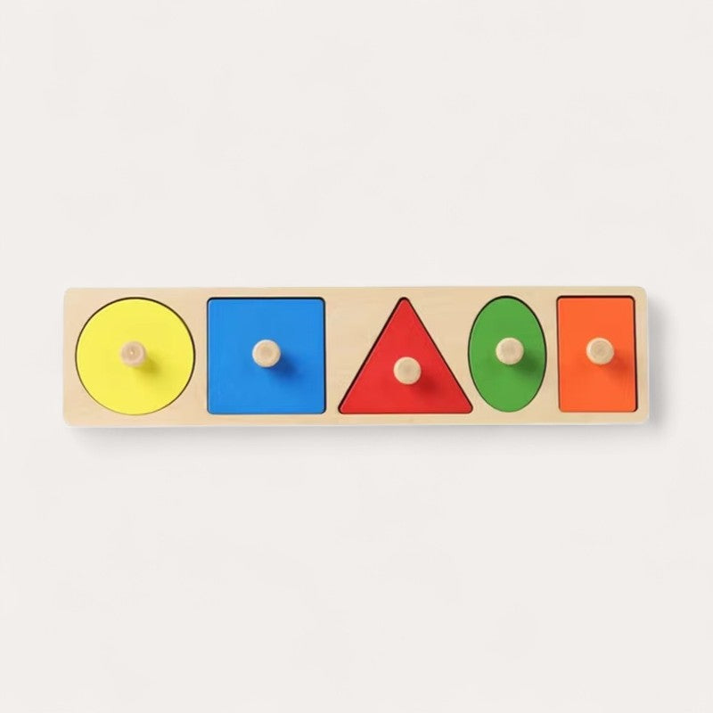 Montessori Puzzle: Geometric Shapes and Colors