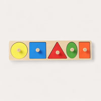 Montessori Puzzle: Geometric Shapes and Colors