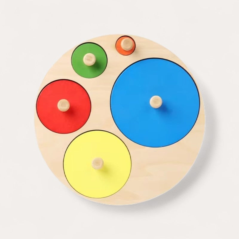 Montessori Puzzle: Geometric Shapes and Colors