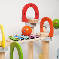 Montessori musical marble run
