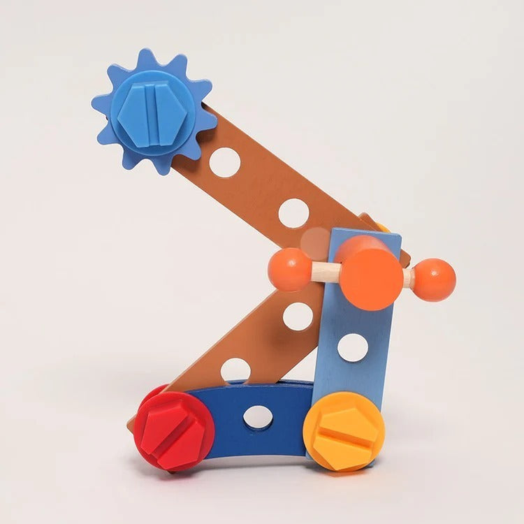 Montessori workshop made of wood