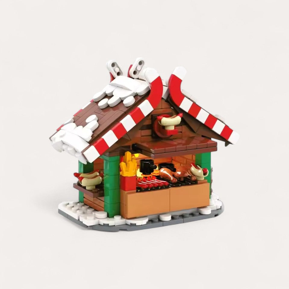 Montessori Christmas building blocks