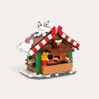 Montessori Christmas building blocks