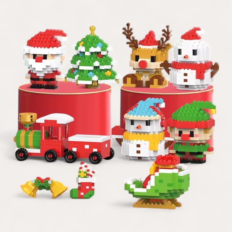 Montessori Christmas figures
