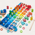 Montessori game: Fishing and Shaping