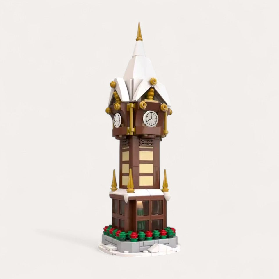Montessori Christmas building blocks
