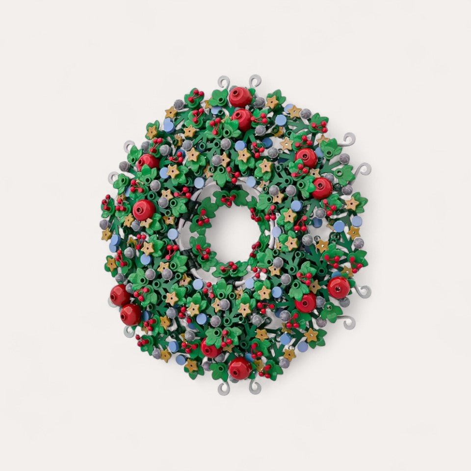 Montessori Christmas building blocks